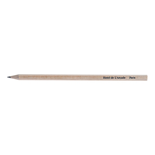 image du produit Crayon 17,6cm, sans vernis, hexagonal tête coupée