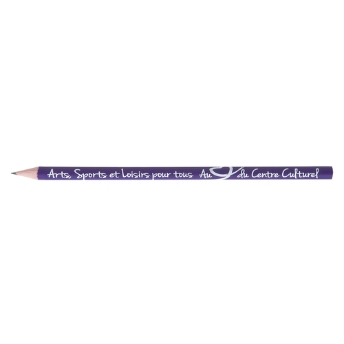 image du produit Crayon 17,6cm, vernis couleur, rond tête coupée