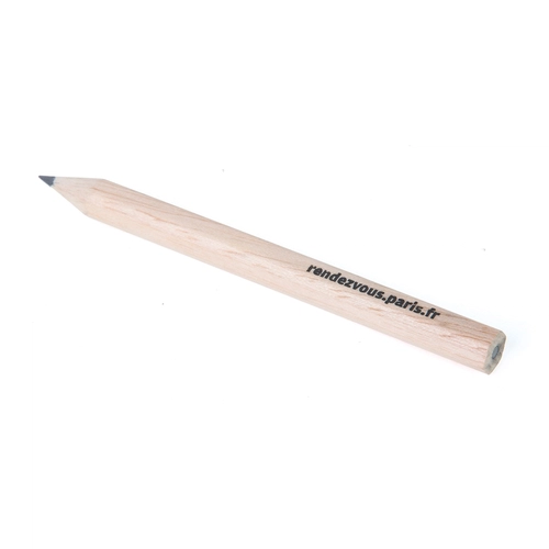 image du produit Crayon 8,7cm, sans vernis, hexagonal tête coupée