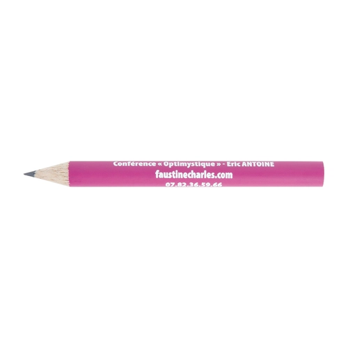 image du produit Crayon 8,7cm, vernis couleur, rond tête coupée