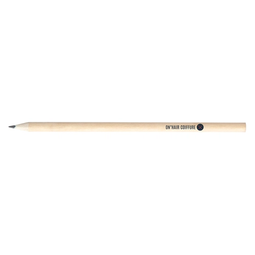 image du produit Crayon en bois français peuplier 17,6cm, rond tête coupée