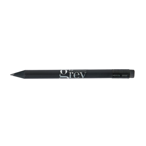 image du produit Crayon prestige black 8,7cm, vernis noir, rond tête gomme