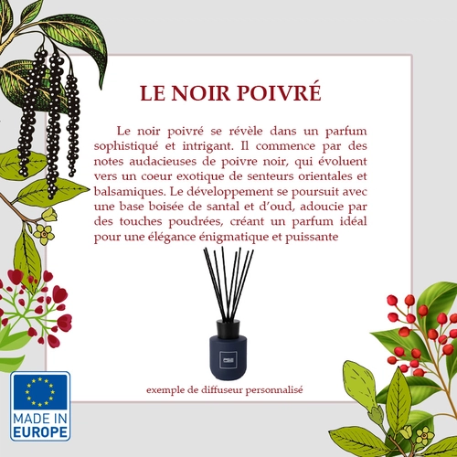 image du produit Diffuseur de parfum made in europe 100 ml - 5 fragrances au choix