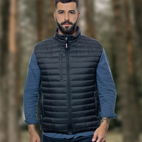 image du produit Doudoune sans manche réversible Homme - Veste matelassée