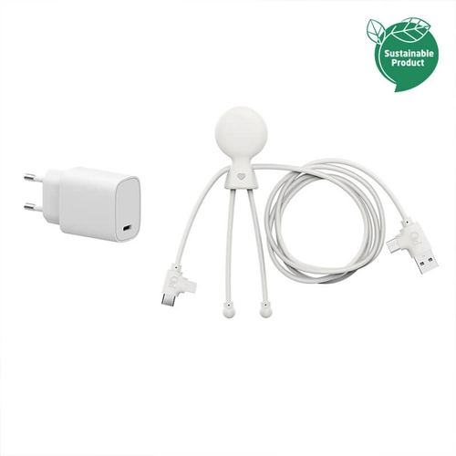 image du produit Duo multicâble avec adaptateur 60W XOOPAR - chargement rapide