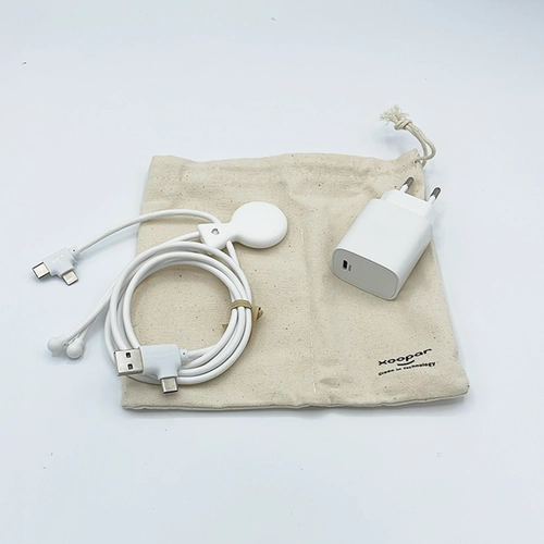 image du produit Duo multicâble avec adaptateur 60W XOOPAR - chargement rapide