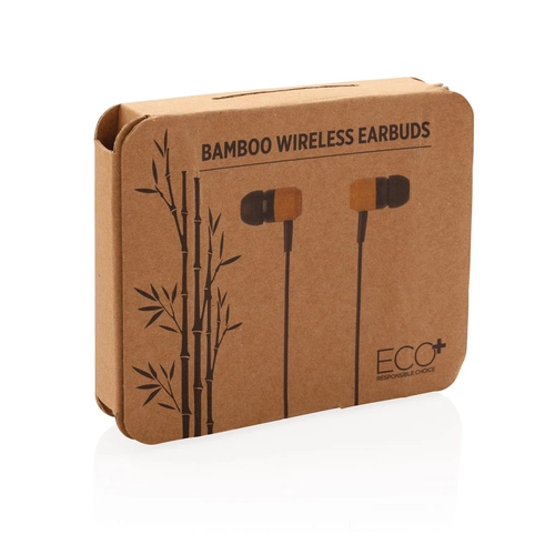 image du produit Ecouteurs Bluetooth 5.0 en bambou