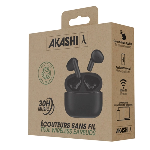 image du produit Ecouteurs sans fil bluetooth 5.4 avec socle de charge