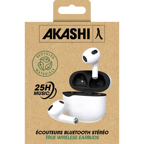 image du produit Ecouteurs sans fil en matière recyclée - Bluetooth 5.3 - AKASHI