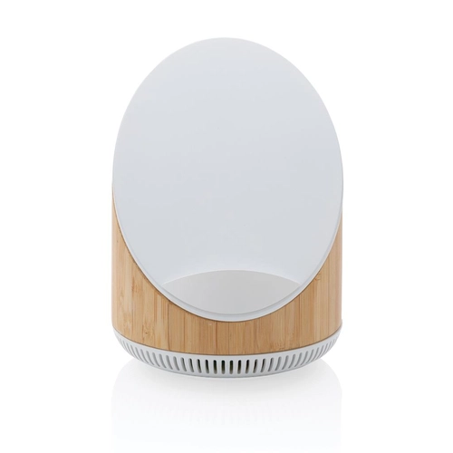 image du produit Enceinte 5W en bambou avec chargeur sans fil 15W