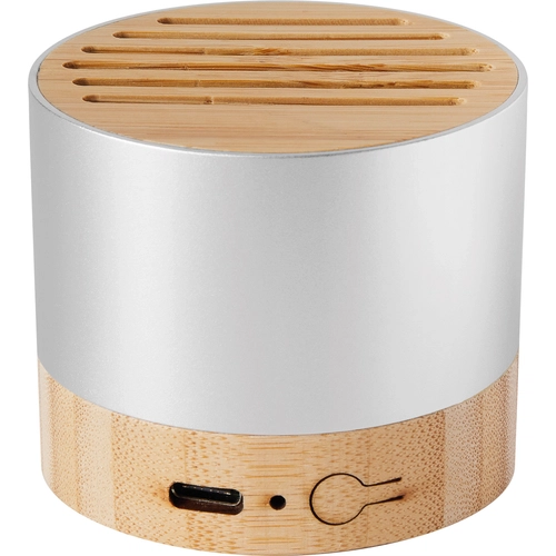 image du produit Enceinte Bluetooth en bambou et aluminium recyclé - 3W