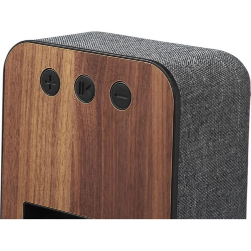 image du produit Enceinte Bluetooth en tissu et en bois