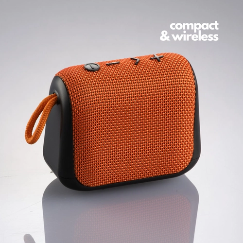 image du produit Enceinte sans fil compact - avec boucle en tissu pour le transport