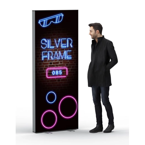 image du produit Enseigne lumineuse 85x200 cm - Stand lumineux bandeaux LED