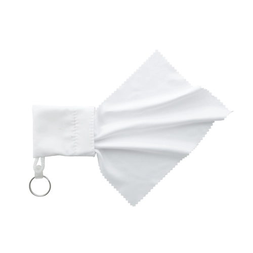 image du produit Essuie-lunettes en microfibre (180 g/m²) sur mesure - avec porte clés