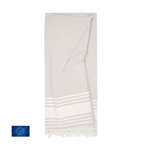 image du produit Fouta légère fabrication Europe 70x140 cm en PET recyclé et coton recyclé