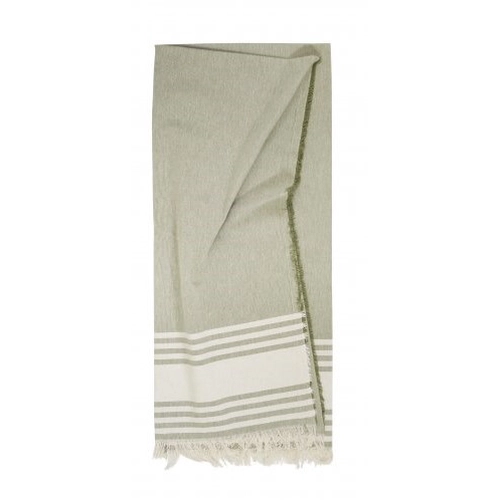 image du produit Fouta légère fabrication Europe 70x140 cm en PET recyclé et coton recyclé