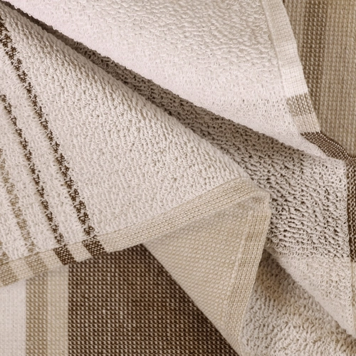 image du produit Fouta serviette bouclette - Rayures motif chevrons