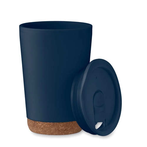 image du produit Gobelet à double paroi en PP avec base en liège 300 ml