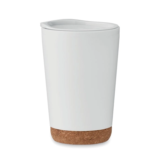 image du produit Gobelet à double paroi en PP avec base en liège 300 ml