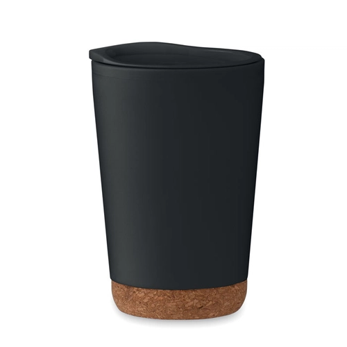 image du produit Gobelet à double paroi en PP avec base en liège 300 ml