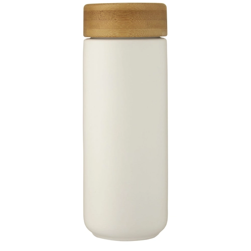 image du produit Gobelet en céramique avec couvercle bambou 300 ml