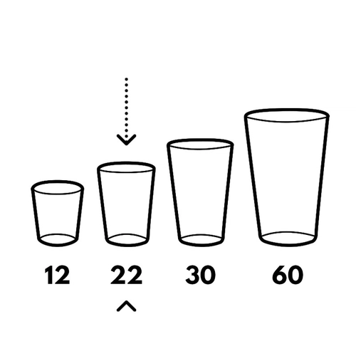 image du produit Gobelet réutilisable 22 cl en biocomposite - Fab France