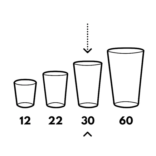 image du produit Gobelet réutilisable 30 cl en biocomposite - Fab France