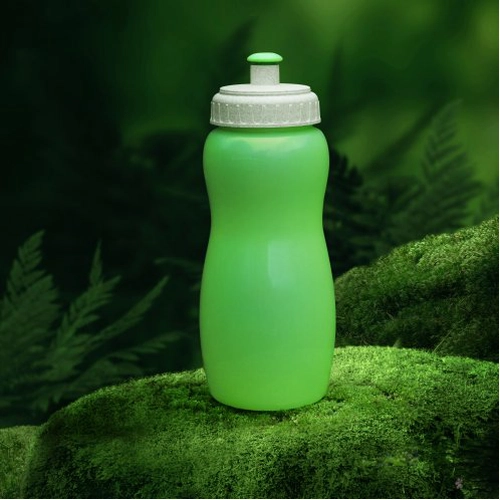 image du produit Gourde de sport 600ml ZEBUBIO - bouchon  en fibres de blé