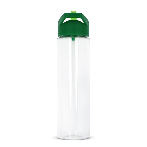 image du produit Gourde en RPET avec paille pliable