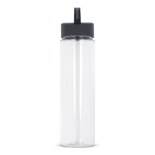 image du produit Gourde en RPET avec paille pliable