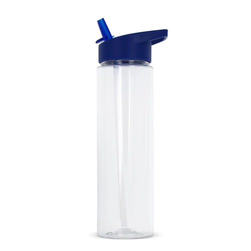 image du produit Gourde en RPET avec paille pliable