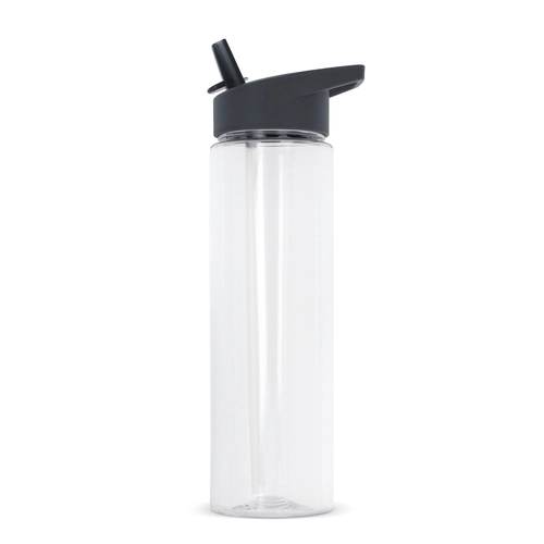 image du produit Gourde en RPET avec paille pliable