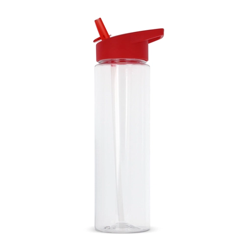 image du produit Gourde en RPET avec paille pliable