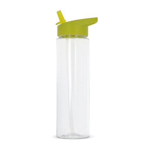 image du produit Gourde en RPET avec paille pliable