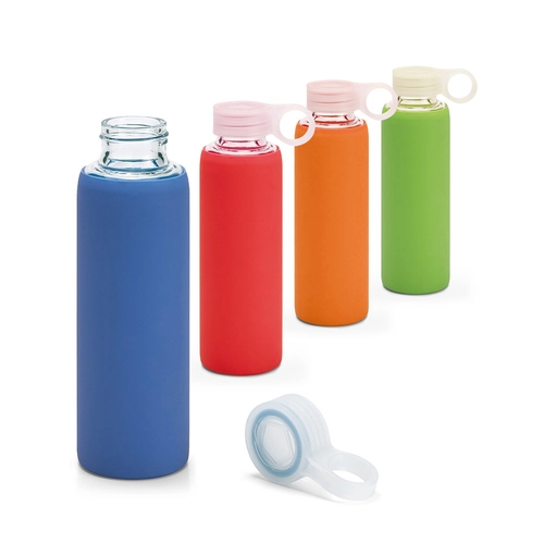 image du produit Gourde en verre borosilicate 380 ml DHABI - bouteille de sport