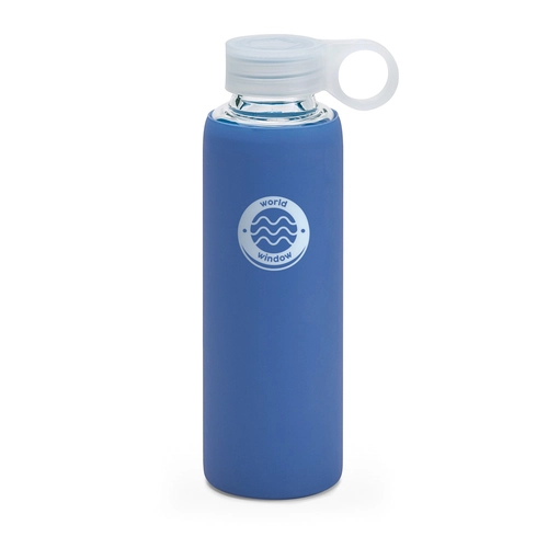 image du produit Gourde en verre borosilicate 380 ml DHABI - bouteille de sport