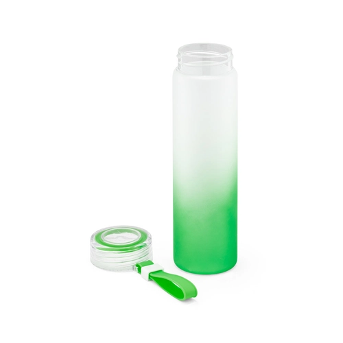 image du produit Gourde en verre borosilicaté à vis en PP, 470ml