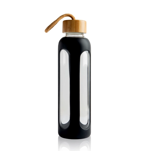 image du produit Gourde en verre et bambou 600ml