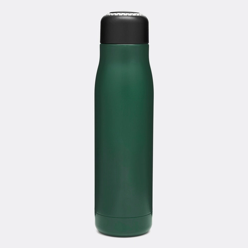 image du produit Gourde isotherme 500 ml en inox avec dragonne décorative