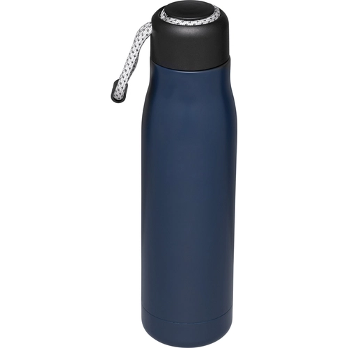 image du produit Gourde isotherme 500 ml en inox avec dragonne décorative