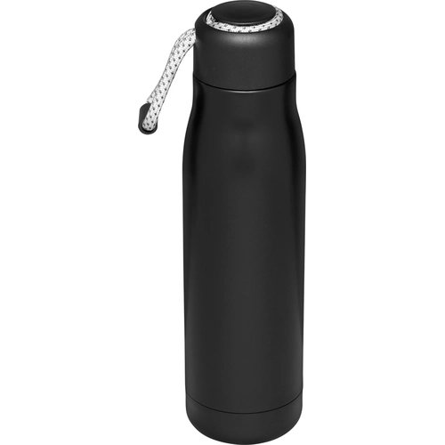 image du produit Gourde isotherme 500 ml en inox avec dragonne décorative