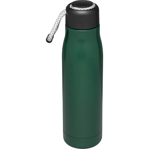 image du produit Gourde isotherme 500 ml en inox avec dragonne décorative