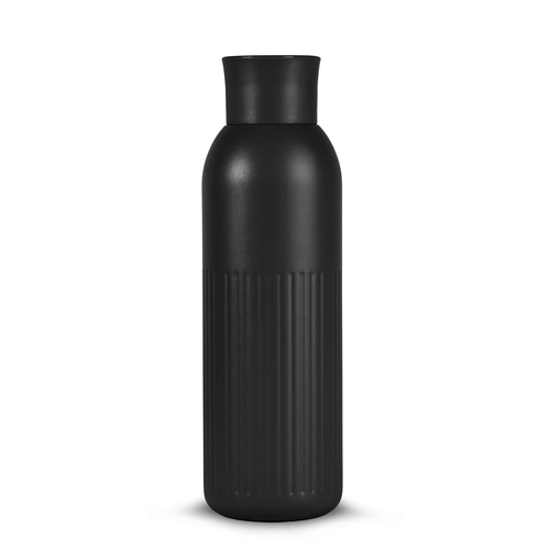 image du produit Gourde isotherme acier recyclé - 500 ml avec bouchon poussoir