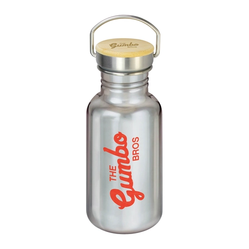 image du produit Gourde Traveller avec bouchon en bambou 500ml