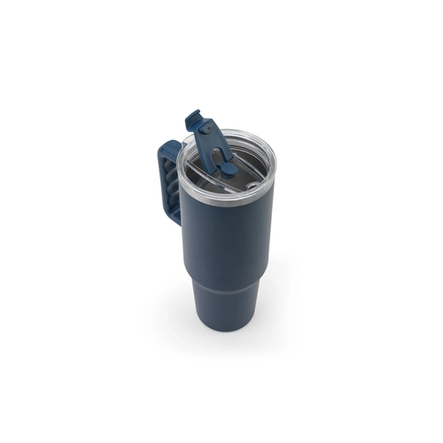 image du produit Grand gobelet de voyage en acier inoxydable (91% recyclé) avec double paroi isolée sous vide et finition mate 1300 mL