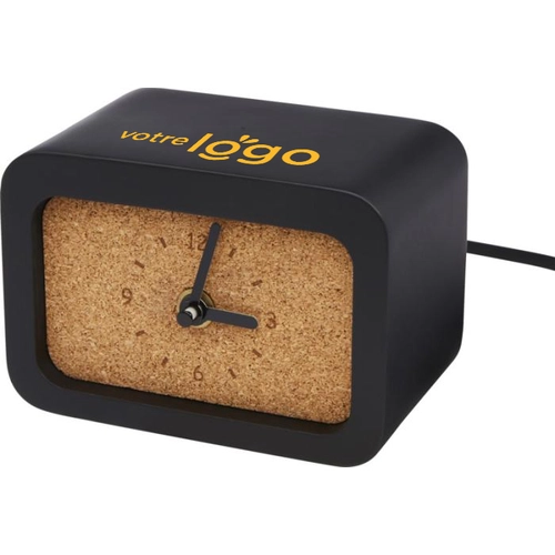 image du produit Horloge de bureau en calcaire avec chargeur sans fil 10W (induction)