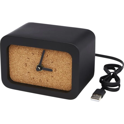 image du produit Horloge de bureau en calcaire avec chargeur sans fil 10W (induction)