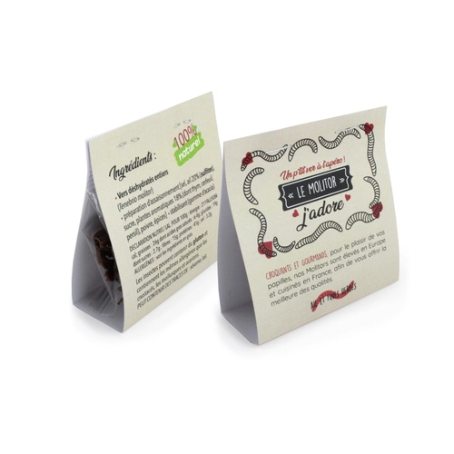 image du produit Insectes apéritifs en sachet personnalisable