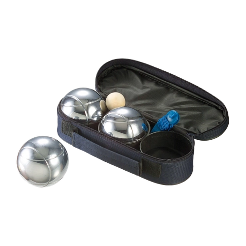 image du produit Jeu de boules personnalisable - Triplette avec pochette en nylon